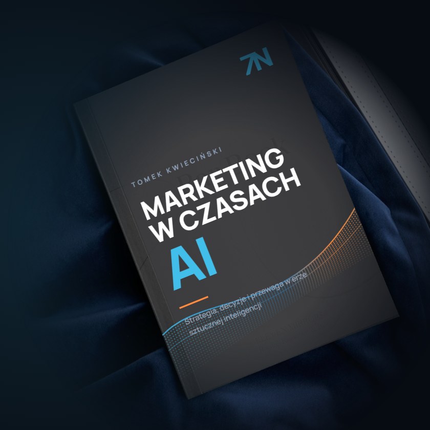 Okładka audio-booka „Marketing w czasach AI”